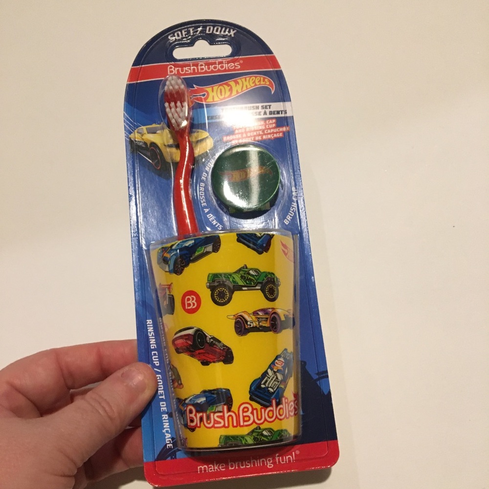 Hot wheels Toothbrush set